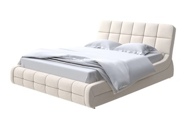 Спальная кровать Corso-6 180х200, Искусственная шерсть (Лама Бежевый) во Владивостоке
