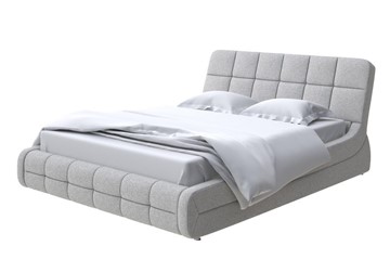 Спальная кровать Corso-6 180х200, Искусственная шерсть (Лама Светло-серый) в Артеме