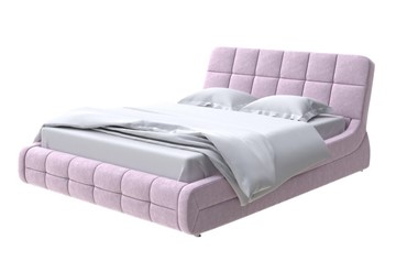 Кровать спальная Corso-6 200х200, Флок (Бентлей Нежно-лиловый) в Артеме
