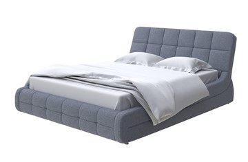 Кровать спальная Corso-6 200х200, Рогожка (Firmino Серый асфальт) в Артеме
