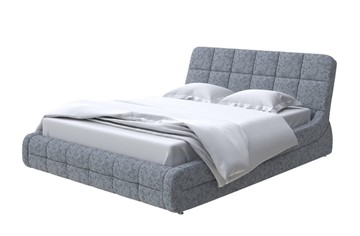 Двуспальная кровать Corso-6 200х200, Рогожка (Levis 85 Серый) во Владивостоке