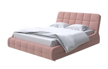 Кровать спальная Corso-6 200х200, Шенилл (Piano 10 Винтажный розовый) в Артеме
