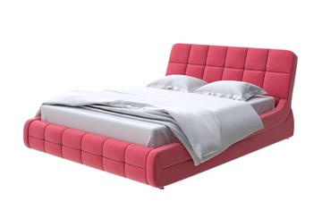 Кровать 2-спальная Corso-6 200х200, Велюр (Forest 13 Красный) в Артеме