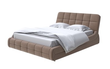 Кровать спальная Corso-6 200х200, Велюр (Forest 514 Светло-коричневый) во Владивостоке