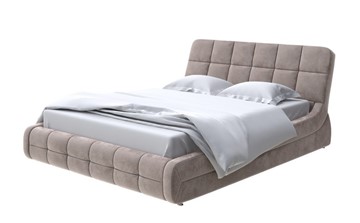 Двуспальная кровать Corso-6 200х200, Велюр (Лофти Кофейный) в Артеме