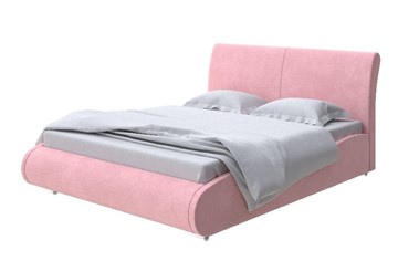 Кровать двуспальная Corso-8 Lite 160х200, Велюр (Casa Жемчужно-розовый) во Владивостоке