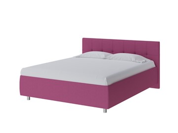 Кровать спальная Diamo 200х200, Рогожка (Savana Berry (фиолетовый)) во Владивостоке