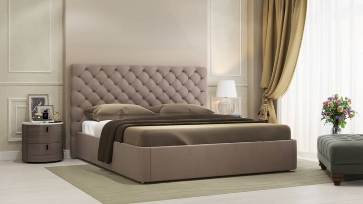 Двуспальная кровать Эстель размер 180*200 с основанием во Владивостоке - изображение 5