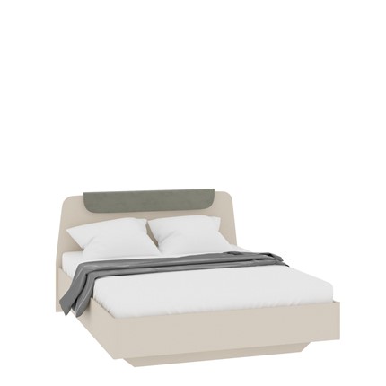 Спальная кровать Federica Кр-06 1600 (сатин) в Артеме - изображение