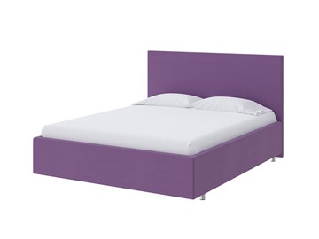 Кровать Flat 160х200, Велюр (Forest 741 Светло-фиолетовый) в Артеме