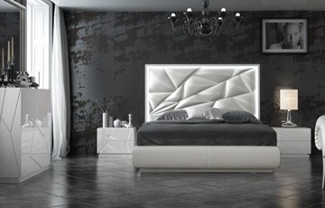 Кровать спальная FRANCO KIU 1242 с LED подсветкой изголовья (180х200) в Артеме - предосмотр 5
