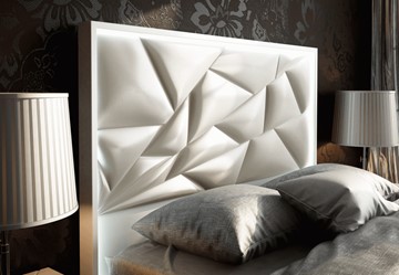 Кровать спальная FRANCO KIU 1242 с LED подсветкой изголовья (180х200) в Артеме - предосмотр 9