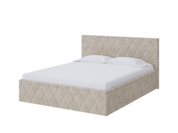 Двуспальная кровать Fresco 180х200, Велюр (Лофти Тауп) в Артеме