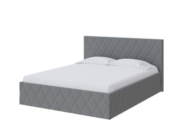 Кровать спальная Fresco 200х200, Рогожка (Savana Grey (серый)) в Уссурийске