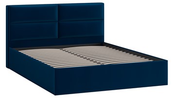 Кровать двуспальная Глосс Тип 1 (Велюр Confetti Blue) в Артеме - предосмотр 2
