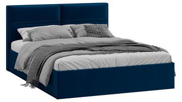 Кровать двуспальная Глосс Тип 1 (Велюр Confetti Blue) в Артеме - предосмотр