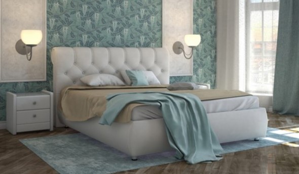 Кровать в спальню Gondola 100 с ортопедической решеткой 160х190 во Владивостоке - изображение