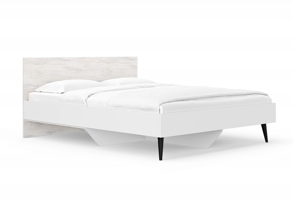 Кровать 2-спальная Ines 160х200, Ясмунд (Белый) в Артеме - изображение