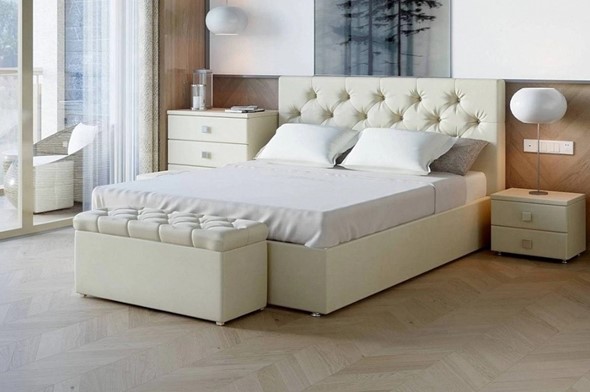 Двуспальная кровать Кристалл 2 1600х2000 с подъёмным механизмом в Уссурийске - изображение