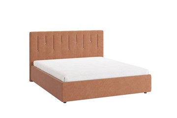 Спальная кровать Кристи 2 1.6, персик (велюр) в Артеме