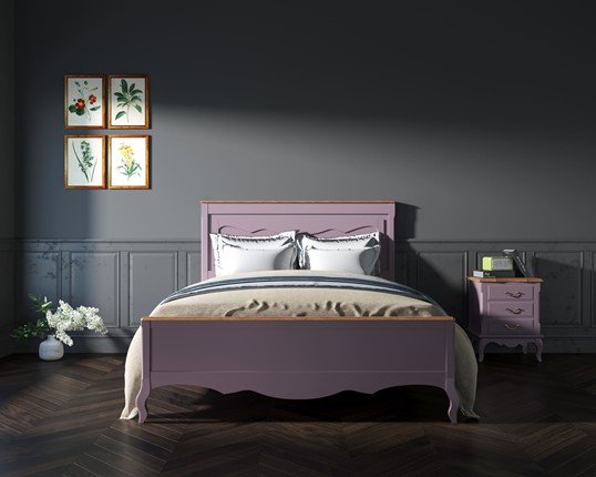 Кровать в спальню Leontina (ST9341/16L) Лавандовый в Артеме - изображение