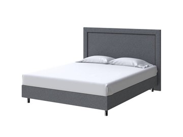 Кровать London Boxspring Standart 160х200, Рогожка (Savana Grey (серый)) в Артеме