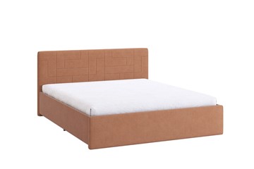Двуспальная кровать Лора 2 1.6, персик (велюр) в Артеме