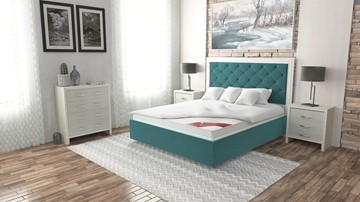 Кровать 2-спальная Манхэттен 180х200 (с основанием), с высотой спинки - 140 см в Артеме - предосмотр 6
