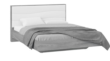 Кровать Миранда тип 1 (Дуб Гамильтон/Белый глянец) во Владивостоке