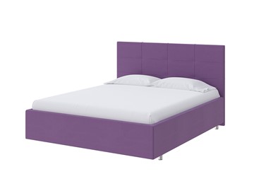 Кровать в спальню Neo 140х200, Велюр (Forest 741 Светло-фиолетовый) в Артеме