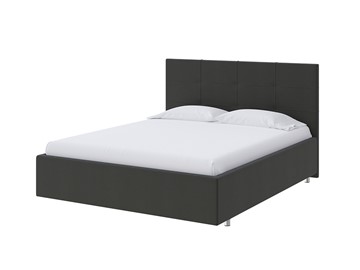 Спальная кровать Neo 200х200, Велюр (Forest 520 Темно-серый) в Артеме