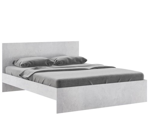 Кровать Осло М14 с настилами Лайт (Цемент светлый) в Артеме - изображение