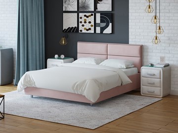 Двуспальная кровать Pado 160х200, Велюр (Ultra Розовый мусс) во Владивостоке