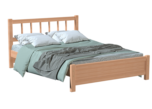 Двуспальная кровать Прага 160х200 с оcнованием в Уссурийске - изображение