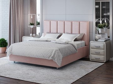 Кровать в спальню Routa 200х200, Велюр (Ultra Розовый мусс) во Владивостоке