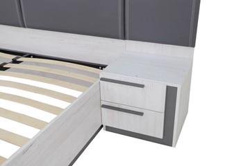 Кровать с подъемным механизмом Винтер-16, винтерберг/темно-серый/спейс графит во Владивостоке - предосмотр 6