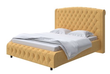 Двуспальная кровать Salvatore Grand 140x200, Букле (Beatto Куркума) в Артеме