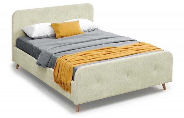 Кровать спальная Сиерра 1600 (без основания) Торонто светло-бежевый в Артеме - изображение