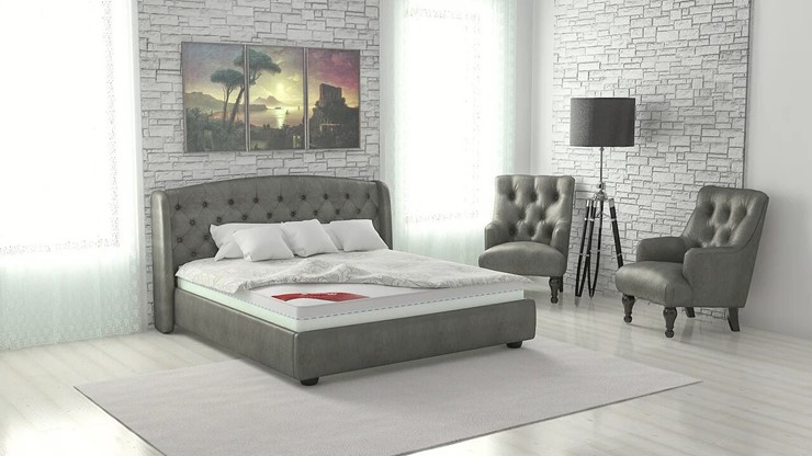 Кровать в спальню Сильва 180х200 (с основанием) в Артеме - изображение 2