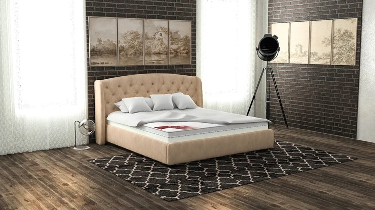 Кровать в спальню Сильва 180х200 (с основанием) в Артеме - изображение 10