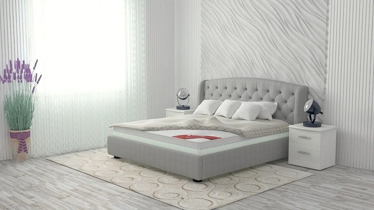 Кровать в спальню Сильва 180х200 (с основанием) в Артеме - изображение 6