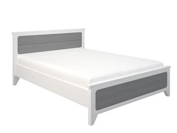 Двуспальная кровать Соня 1600, Белый/Серый в Уссурийске