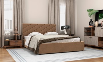 Кровать двуспальная Юта 160х200 (вариант 3) с основанием в Артеме