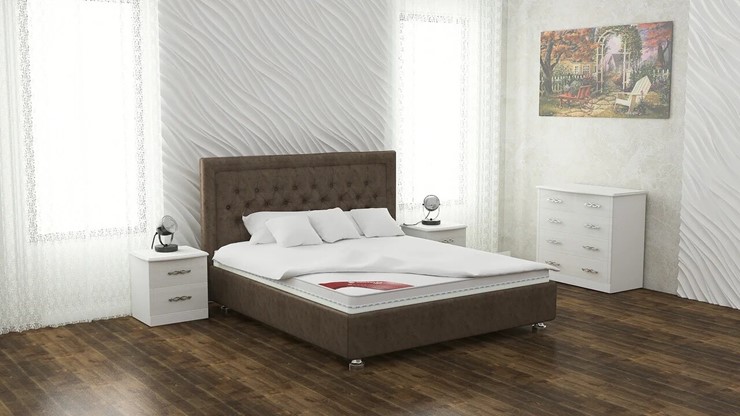 Кровать спальная Валенсия 160х200 (с основанием) во Владивостоке - изображение 5