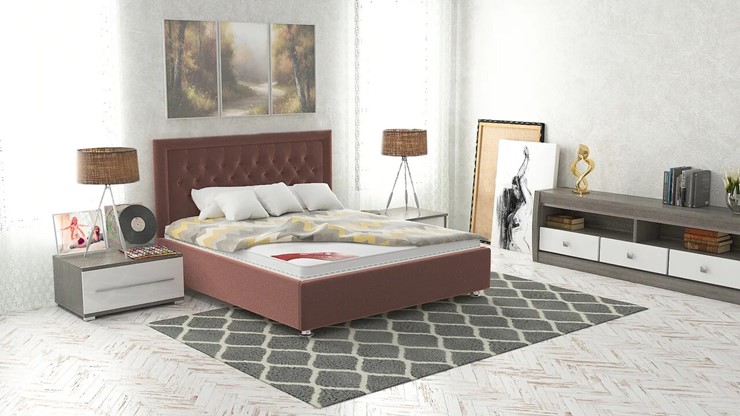 Двуспальная кровать Аврора 180х200 (с основанием) в Артеме - изображение 7