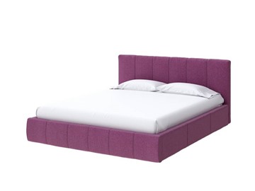 Кровать 2-спальная Varna Grand 180х200, Рогожка (Savana Berry (фиолетовый)) во Владивостоке