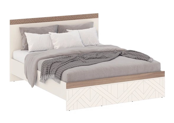 Двуспальная кровать Вена 1600 (4-22903к.с.\яс.тем.МДФ) в Артеме - изображение