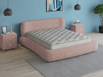 Кровать 2-спальная Zephyr 160х200, (Велсофт Винтажный розовый) в Уссурийске