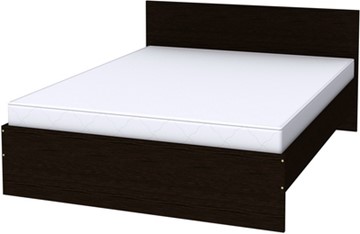 Кровать двуспальная K16 с основанием, цвет Венге в Уссурийске