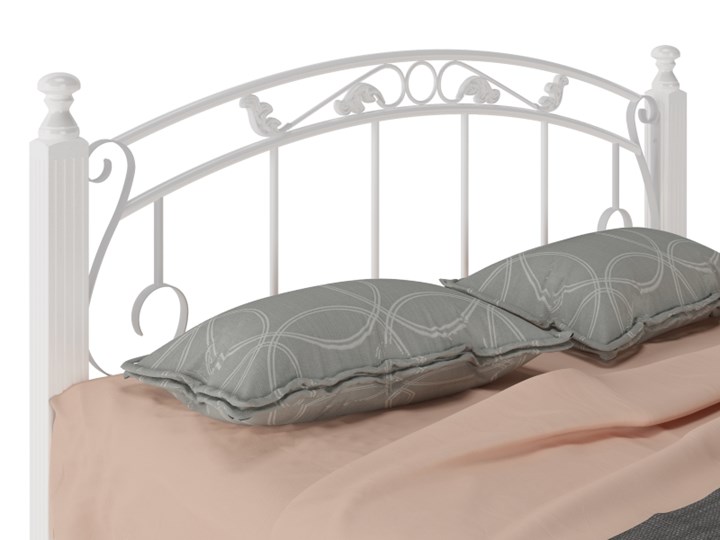 Двуспальная кровать Гарда 5, 160х200, белая в Уссурийске - изображение 1